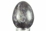 Polished Purple Lepidolite Egg - Madagascar #250892-1